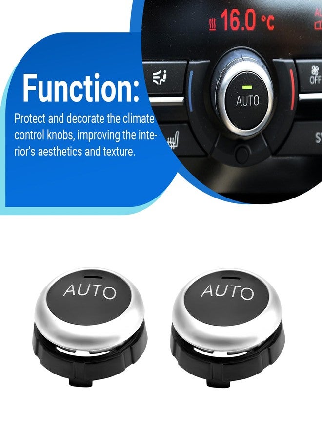 Automkt غطاء زر التحكم في مكيف الهواء من Automkt، أمامي وخلفي، مناسب لسيارات BMW X5 موديلات 2014-2018 وX6 موديلات 2014-2019، بديل للرقم 61319393931 - Image 4